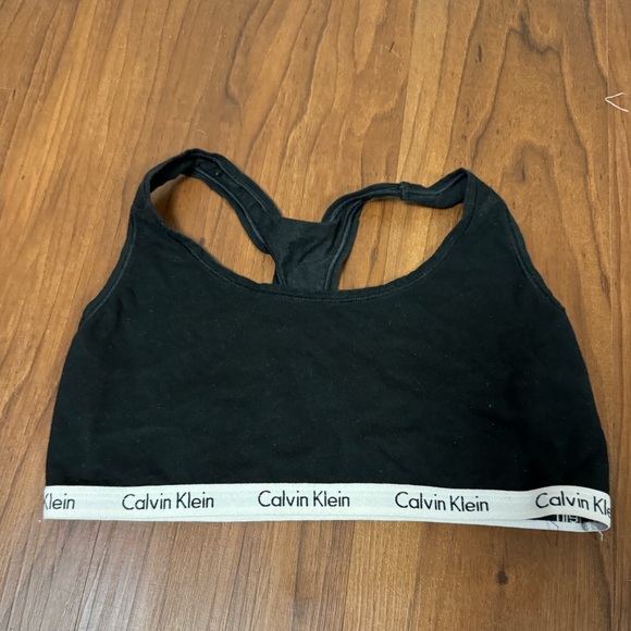 Calvin Klein Black Sports Bra - Picture 2 of 4